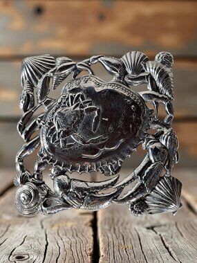 Arthur Court Nautical Crab Aluminum Trivet 7.25" X 7.75"